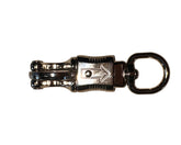 Pánik karabiner, forgós, kerek